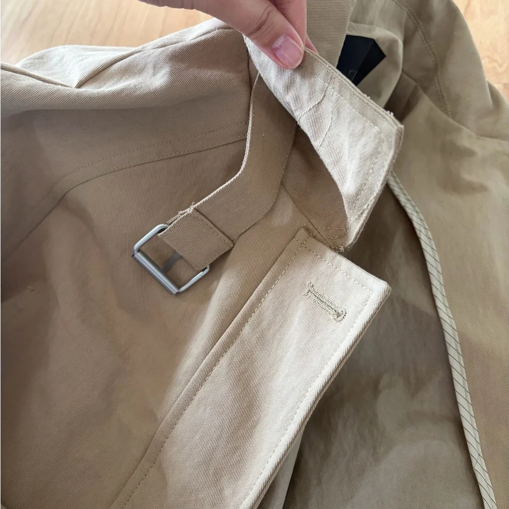Zara Beige Trench Coat - Picture 7 of 9